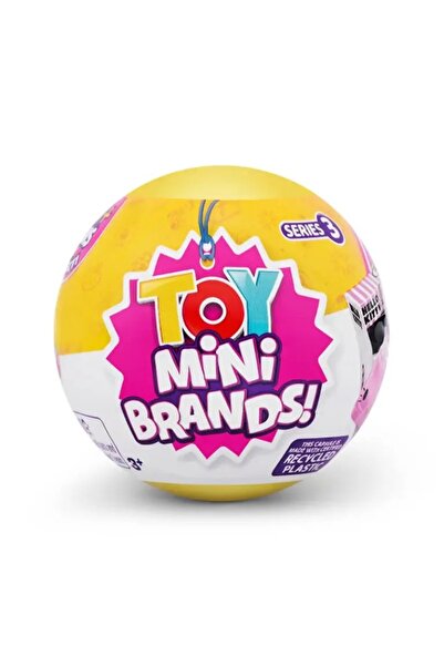 Choice مجموعة ألعاب KT BALL Zuru 5 Surprise Toy Mini Brands Series 3 Yellow B...
