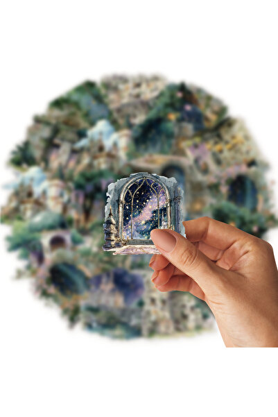 Choice 75 قطعة من ملصقات إيتوري لايف ماجيك وورلد بتصميمات ريترو خيالية وأنماط...