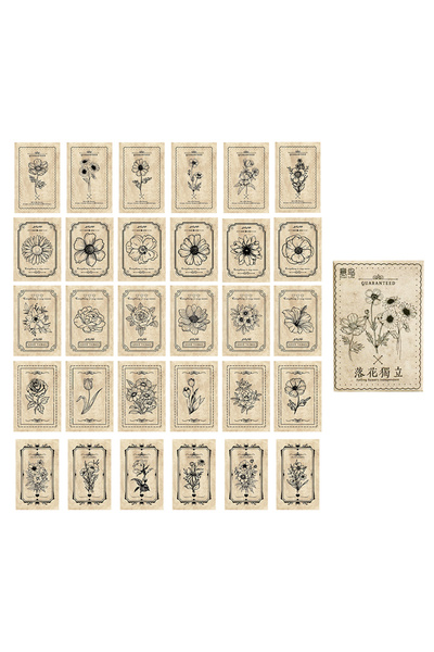 Choice WHITE 30 Pcs Kawaii Paper Sticker Set Deep Forest Self-adhesive Statio...