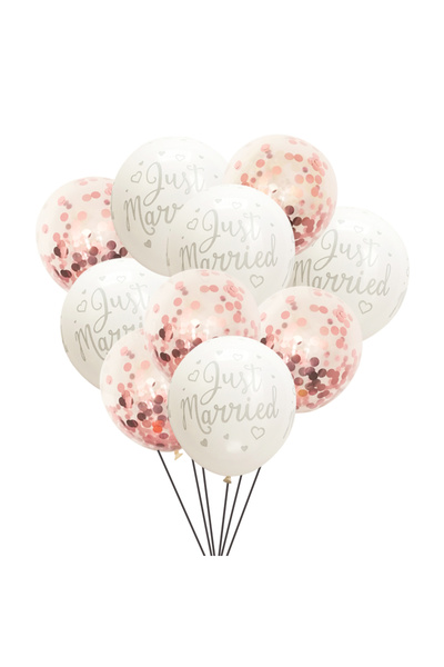 Choice 12INCH 10Pcs B 10Pcs 12inch just married Latex Balloon Bachelorette He...