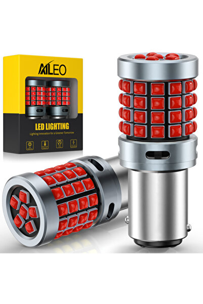 Choice 1157 BAY15D P21/5W أبيض AILEO قطعتان من مصابيح التوقف والفرامل الحمراء...