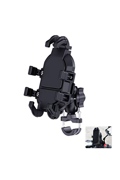 Choice Handle Bar Mounting Motorcycle Handlebar Phone Holder Stand Outdoor Ri...
