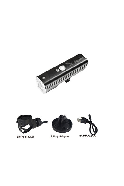 Choice مصباح دراجة E100 TESNO بقوة 1000 لومن - بطارية بسعة 5000 مللي أمبير، م...