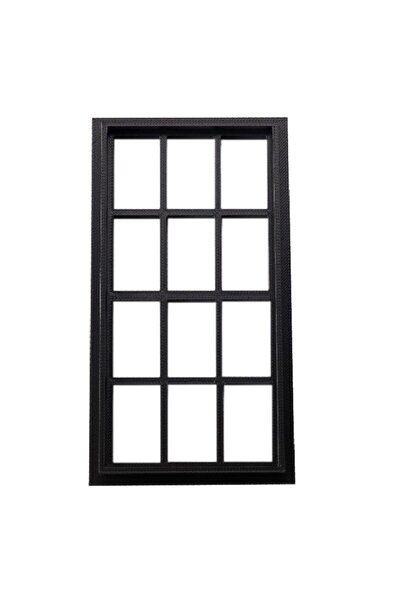 Choice Black ♥1:12 Dollhouse Miniature Model Window And Door Frames Furniture...