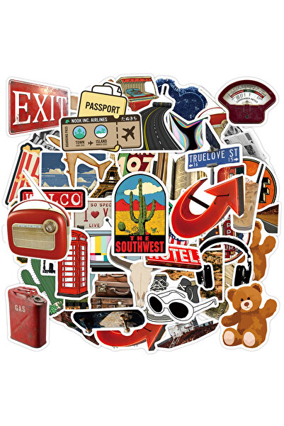 Choice1 ٥٠ قطعة (١٠/٣٠/٥٠ قطعة) ملصقات جرافيتي أمريكية عتيقة الطراز، ملصقات ج...