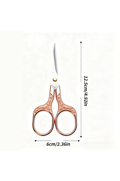 Choice1 1pc rose gold Retro Multi-Functional Stainless Steel Scissors for Sew...