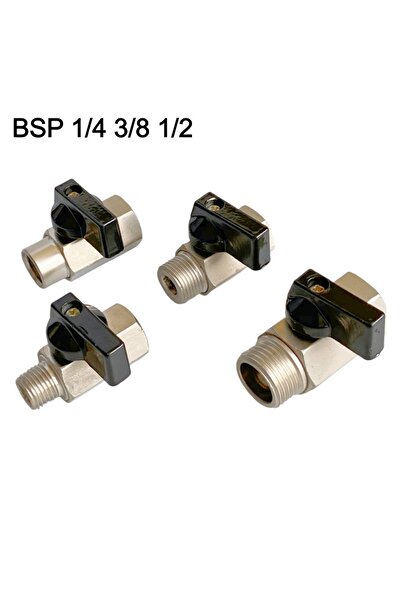 Choice1 صمام كروي صغير DN15، وصلة ملولبة من الفولاذ الكربوني، مقاس 1/4، 1/2، ...