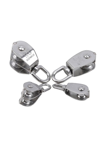 Choice3 بكرة فولاذية مقاومة للصدأ أحادية العجلة M15، مجموعة بكرات دوارة أحادي...