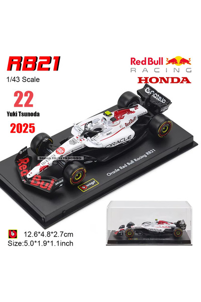 Choice 2025 RB21-22 JP Bburago 1:43 2025 F1 Red Bull Racing RB21 #1 Verstappe...