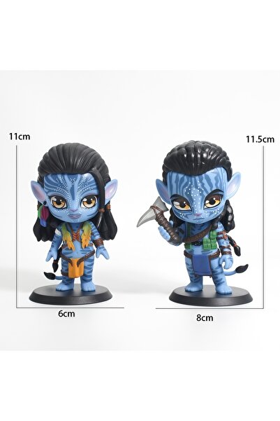 Choice مجسمان صغيران من أفاتار كاواي | دمى جيك وسولي ونيتيري نافي من مادة PVC...