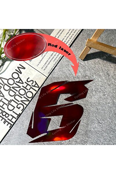 Choice ملصقات أرقام حمراء ليزرية مقاومة للماء، ارتفاع 10 سم، رقم HL-N03-Numbe...