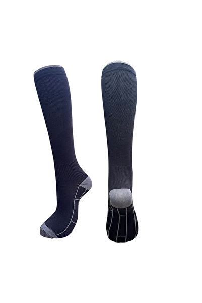 Choice L-XL black 1 Pair Compression Socks for Men and Women 20-30 mmHg Runni...