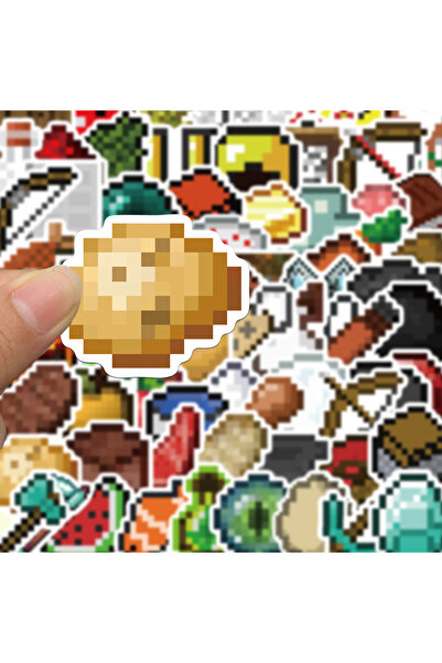 Choice 70 قطعة من ملصقات ألعاب البكسل الكرتونية المقاومة للماء، ملصقات تزييني...