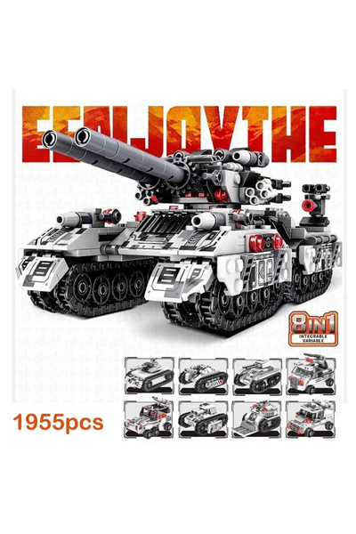 Choice مجموعة بناء نماذج مركبات عسكرية من الحرب العالمية الثانية، 8 في 1 (دبا...