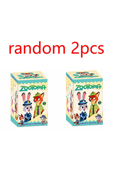 Choice4 مجسمات عشوائية من سلسلة زوتوبيا، مجموعة "جوديث نيك فلاش فينيك" من صند...