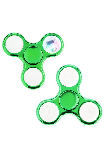 Choice لعبة سبينر مضيئة بتقنية LED من Green Fun، لعبة سبينر إبداعية يدوية تتو...