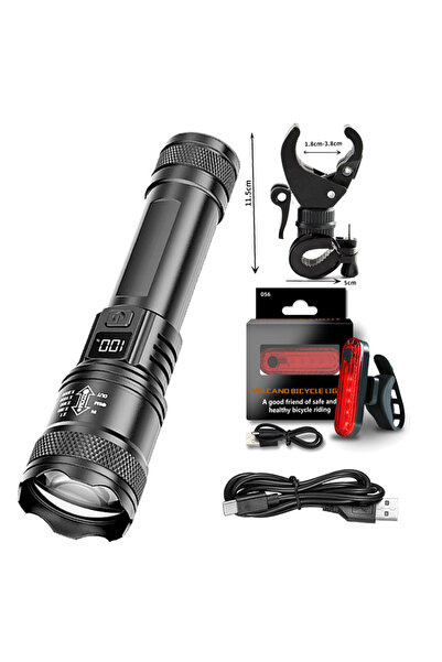 Choice Set D Bicycle Light P50 LED Front USB Rechargeable MTB Mountain Bicycl...