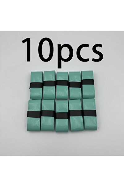 Choice Green 10pcs 6/10-piece set of badminton grip anti slip straps, tennis ...