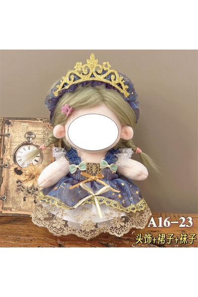 Choice no doll crown Cute Lovely Doll Clothes High Quality Cotton Doll Access...
