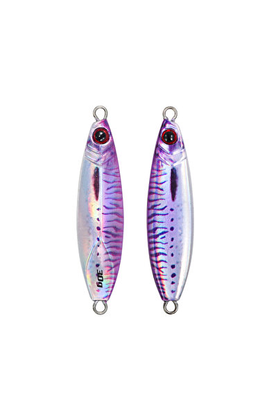 Choice 60g 3D Purple JIGGINGPRO Pebble 20g 30g 40g 60g Metal Jig Slow Pitch J...