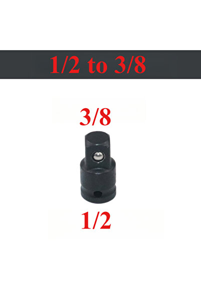 Choice6 1-2 to 3-8 6/4/1 PCS Sket Convertor Adaptor 3/4 1/2 3/8 1/4 inch Air ...