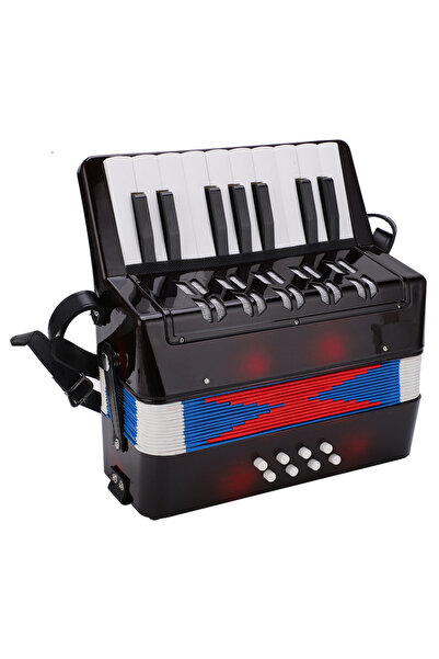 Choice black Accordion Musical Piano Keyboard Rhythm Training Spring Instrume...