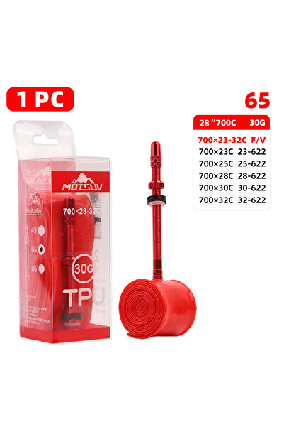 Choice Presta Valve 65mm MOTSUV Road Bike TPU Inner Tube 700×23-32C Aluminum ...