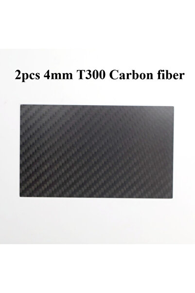 Choice 2pcs 4mm T300 125mm X 75mm Real Carbon Fiber Plate Panel Sheets 0.5mm ...