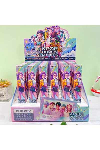 Choice 36 قلم حبر جاف أسود من مجموعة KPop Demon Hunters، بتصميم رومي وزوي، عب...