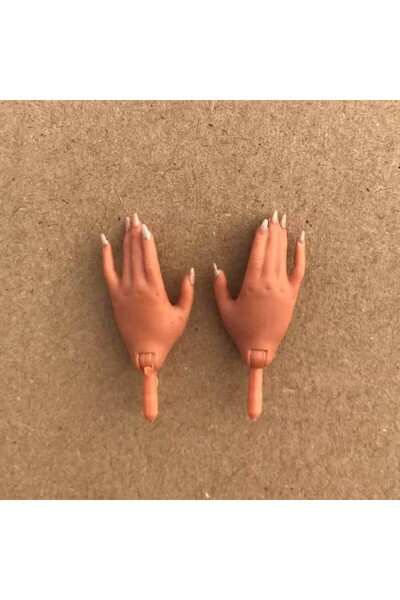 Choice رقم 11، لون بني داكن، أيدي بديلة لدمية بيج فاشن سيستر مقاس 1/6، قطع غي...