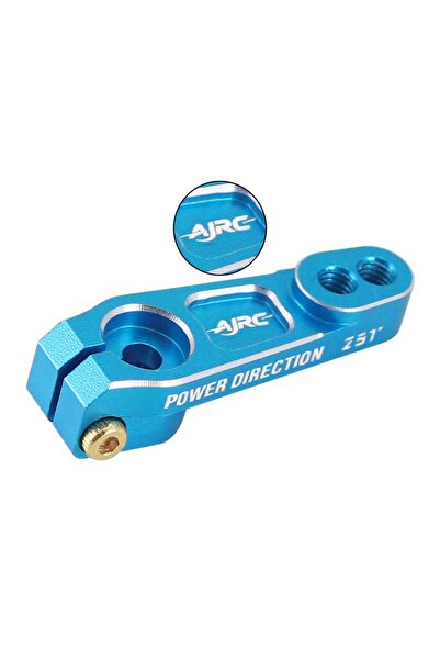 Choice Blue Ajrc 7075-t651 Metal 25t Steering Arm Servo Horn For 1/10 Rc Craw...