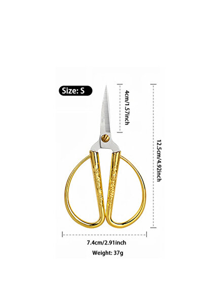 choice2 S 1pcs handle stainless steel dragon and phoenix scissors, tailor diy...