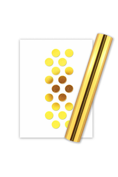 Choice Gold 5Mx15CM 1 Roll Heat Activated Foil Hot Stamping Foil Paper Foil H...