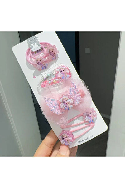 Choice مشبك شعر جديد لطيف على شكل أميرة إلسا من فيلم فروزن، مشبك شعر للأطفال،...