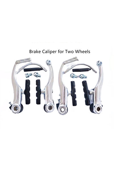 Choice Silver 2 Pairs MTB Bike V Brake Caliper Set with Brake Wire AL Mountai...