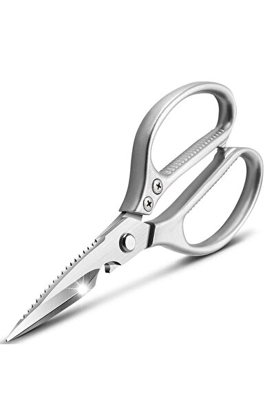 Choice 1pc dual purpose Heavy-Duty Kitchen Scissors 8.5" Stainless Steel Poul...