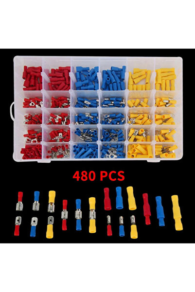 choice2 480pcs 280/300/480pcs Insulated Cable Connector Electrical Wire Crimp...
