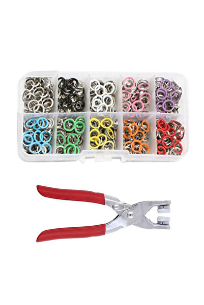 Choice1 مجموعة أدوات ضغط معدنية مكونة من 100 قطعة مع كماشة تثبيت، مناسبة لترك...