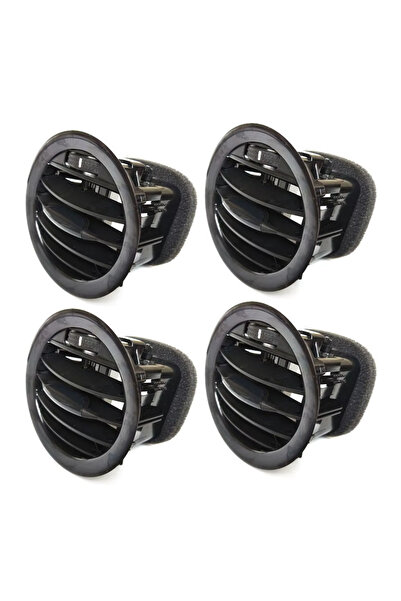 Choice 4 قطع غطاء فتحة تهوية مكيف هواء أسود 2201099 13417363 كروم/أسود، مناسب...