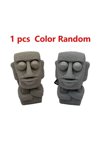 Choice قطعة واحدة من حجر الرجل الملون العشوائي يطلق لعبة التوتر ببطء ويرتد تم...