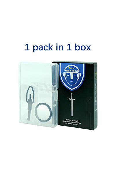 Choice AK-03B 1pc AK-03B Mini Handcuff Key: High Carbon Steel, with Key Ring,...