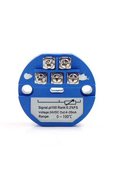 Choice4 وحدة إرسال درجة حرارة متكاملة PT100، نطاق القياس من 0 إلى 100 درجة مئ...