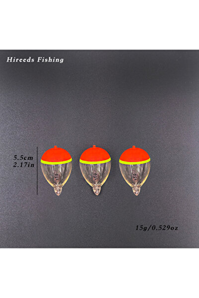 Choice 3 قطع من عوامات الصيد البلاستيكية من Hireedsfishing، وزن 15 غرام، عوام...