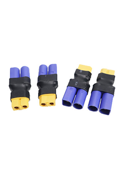 Choice 4 قطع - محول XT60F-EC5M، 4 قطع، من XT60 إلى XT30 وXT90 وEC5 وTRX، قابس...
