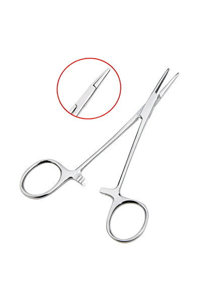 Choice1 ملقط ذو طرف مستقيم وفم مستقيم من الفولاذ المقاوم للصدأ بطول 12.5 سم، ...