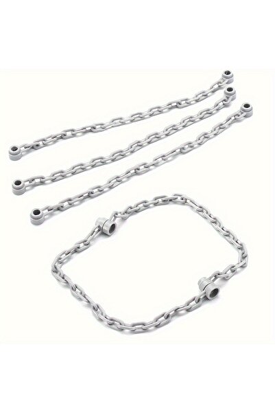 Choice dark grey 10pcs 10PCS 1x16 Chain 21 Links Building Blocks Kit Compatib...