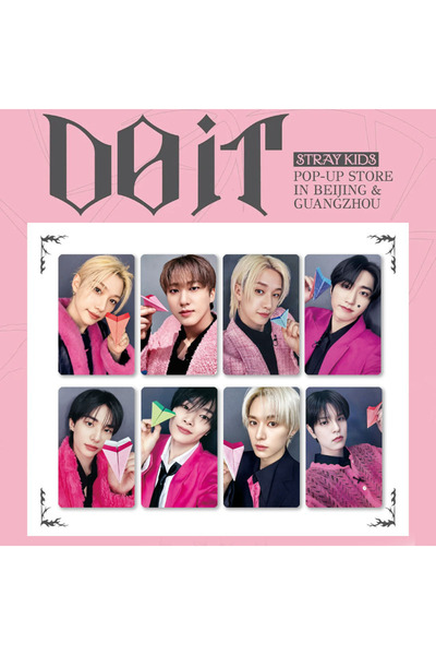 Choice DL-8pcs 8pcs Stray Kids new album "DO IT" flash card full amount Carte...