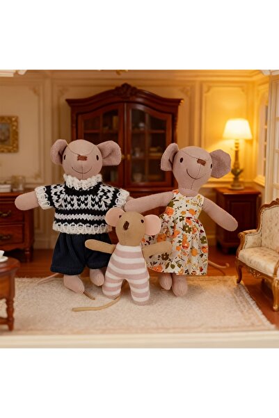 Choice 3pc Combination A 2/3 pcs, 15/9.5 cm tall interchangeable mouse dolls ...