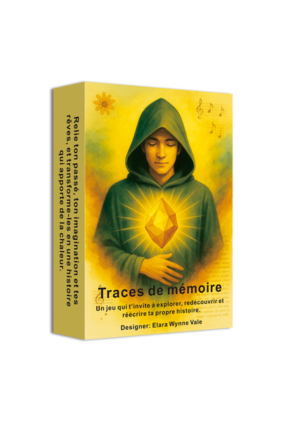 Choice A752 French Oracle Card Deck, French Tarot Cards, Traces of Memory Car...
