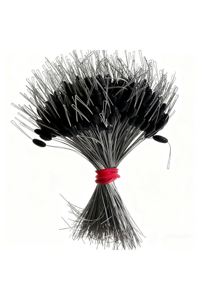 Choice عوامة صيد سمك سوداء على شكل زيتون، 300 قطعة/عبوة، مصنوعة من السيليكون،...